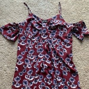 Floral Off the Shoulder Dress